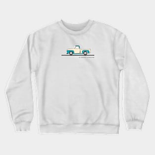 1954 Ford F 150 Pickup Truck Color Crewneck Sweatshirt